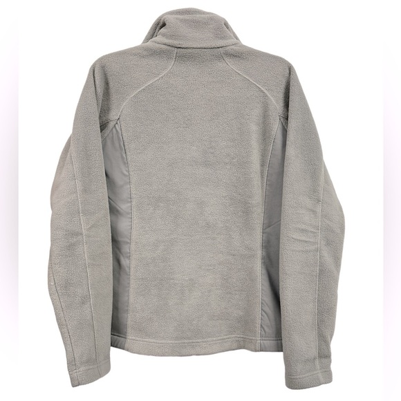 COLUMBIA Side Panel‎ Light Grey Zip Up Jacket with Elastene Stetch - Picture 3 of 5